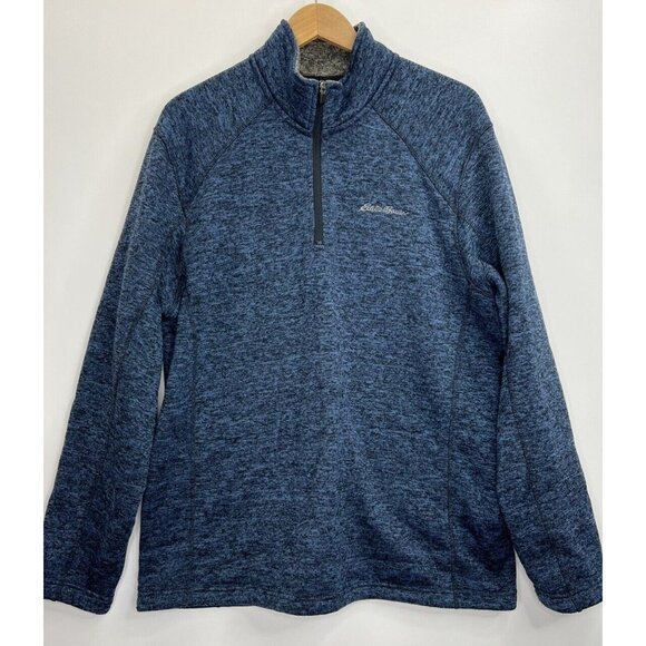 Eddie Bauer Men's Radiator 1/4 Zip Pullover Fleece Sweater Jacket Size XL - Picture 8 of 9